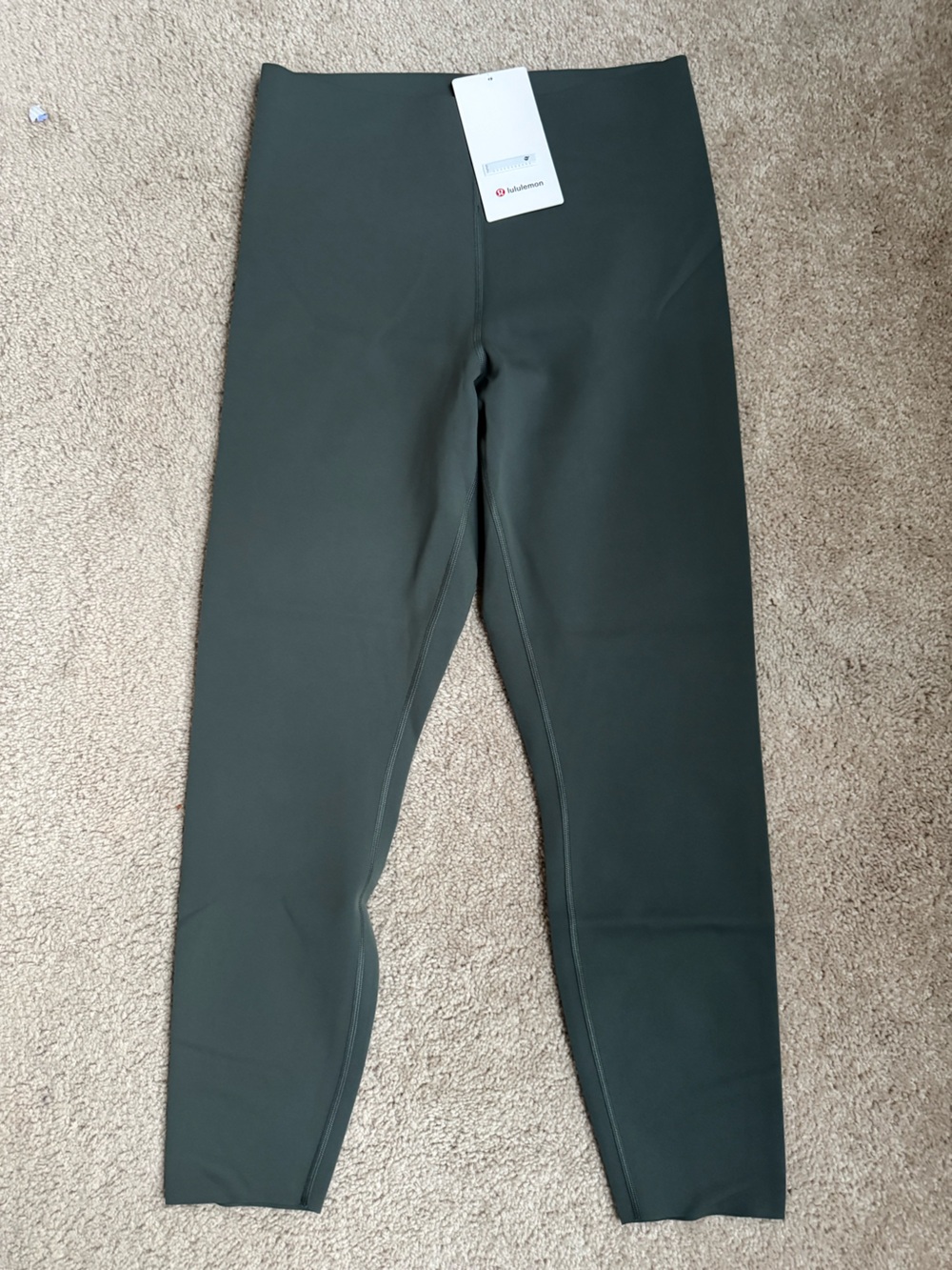 lululemon Glow Up SHR Tight 25” — Size 8 | Palm Deco | NWT